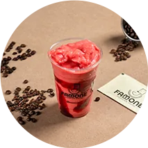 Çilekli Frozen - Donmuş | Famone Chocolate & Coffee Bağcılar