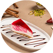 Frambuazlı Cheesecake - Günlük Taze Pastalar | Famone Chocolate & Coffee Bağcılar